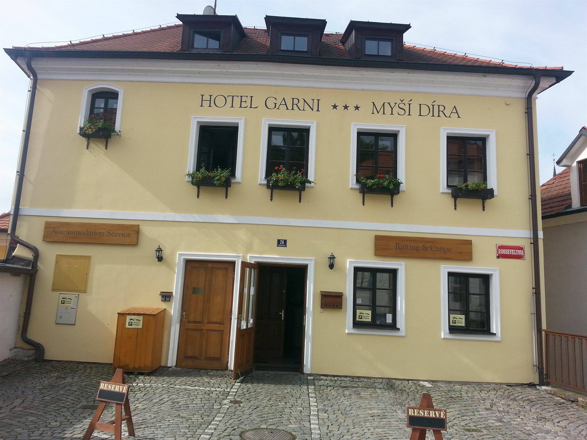 Hotel Garni Mysi Dira Český Krumlov Kültér fotó